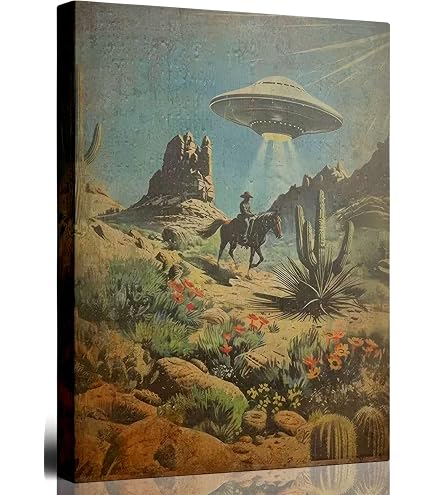 Amazon.com: Inspirational Wall Art Co. - Extraterrestrial | UFO